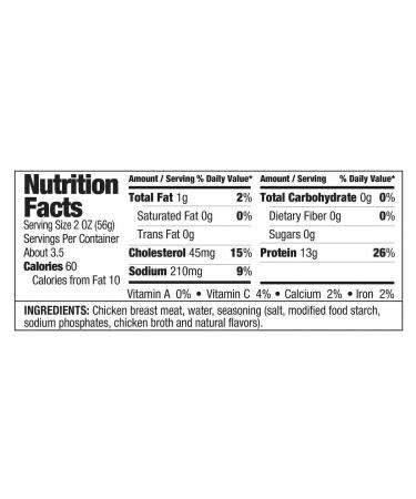 Kirkland Signature Chicken Breast 12.5 Ounce (Pack of 6) - Premium Quality, Value Pack | Buy Online Now! - Buy Online on SooperMarket.com