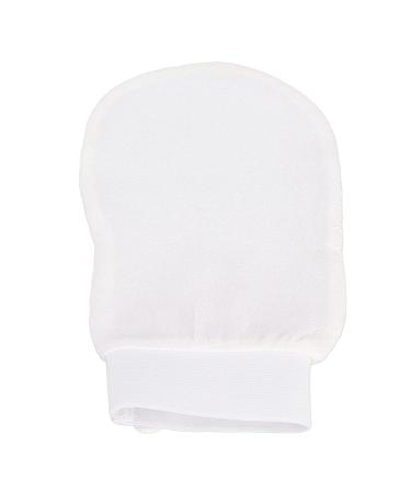 White Body Exfoliating Gloves - Removes Dead Skin for Bath Skincare - Buy Online on SooperMarket.com