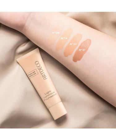 Artdeco Light Luminous Foundation - Lightweight Liquid Foundation with Natural Finish & Blue Light Protection - Neutral Porcelain - 25ml - International Shipping Available - Buy Online on SooperMarket.com