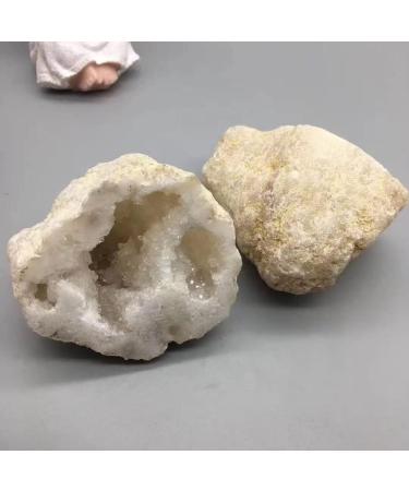 Natural Crystal Rough Raw Agate White Agate Geodes Wholesale Large Natural Crystal Stone for 1PC - Buy Online on SooperMarket.com