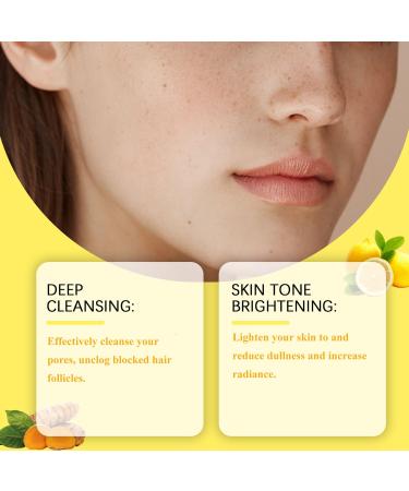 Turmeric Kojic Acid Cleansing Pads - Brightening Face Scrub for Dark Spots | 50pcs Gentle & Safe Skin Balance - Buy Online on SooperMarket.com