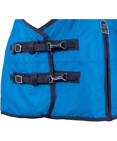 Equinate Rain Blanket Springfield Turnout Blanket with Fleece - Cobalt 145cm | International Shipping Available - Buy Online on SooperMarket.com