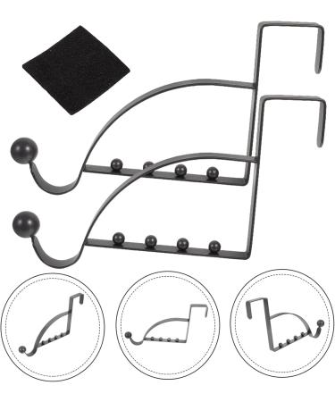 CHILDWEET Over Door Hanger 2pcs Storage Hook Behind The Door Ganchos para Colgar Over Door Valet Hook Punch Hook - Buy Online on SooperMarket.com