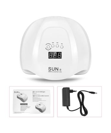 54W Nail Dryer LED Lamp for Gel Nails | Automatic Sensor Timer | Professional Nail Tools for Fingernail & Toenail Care - Buy Online on SooperMarket.com