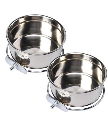 Bird Bowl Parrot Feeder Bird Feeder for Cage - 2 PCS
