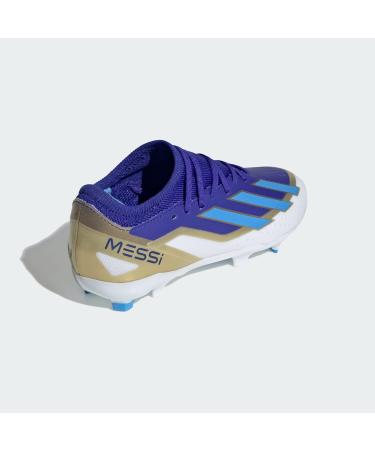 Buy Adidas Unisex Kids X Crazyfast.3 FG J Messi Sneakers - 22 EU - Ftwr White Team Royal Blue & Bright Red | International Shipping Available - Buy Online on SooperMarket.com