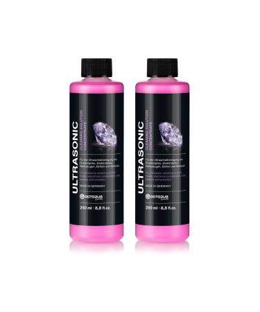 Octopus special ultrasound cleaner concentrate for use in the ultrasound device glasses cleaner hygienic jewelry cleaner 2x 250ml (500ml) 250 ml (2-pack)