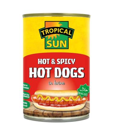 MASTropical Sun Hot Dogs Hot & Spicy 400g Box of 12-Fd