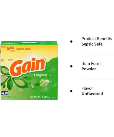 Gain Ultra Powder - Original Scent - 180 Loads | Shop Gain Laundry Detergent - Buy Online on SooperMarket.com
