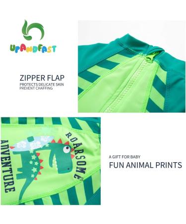 UPF 50+ Baby Boy Dinosaur Swimwear Set with Sun Hat | 18-24 Months - Buy Online on SooperMarket.com