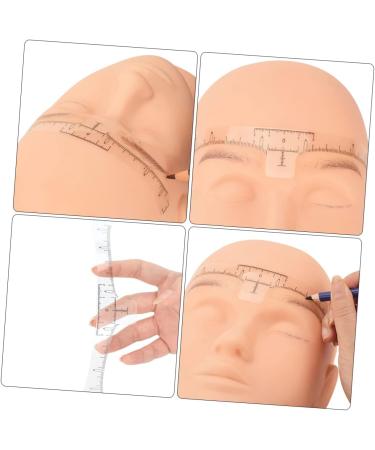 ORFOFE 50Pcs eyebrow tattoo ruler makeup tools make up kit measuring eyebrow shaper Simple set Miss - Buy Online on SooperMarket.com