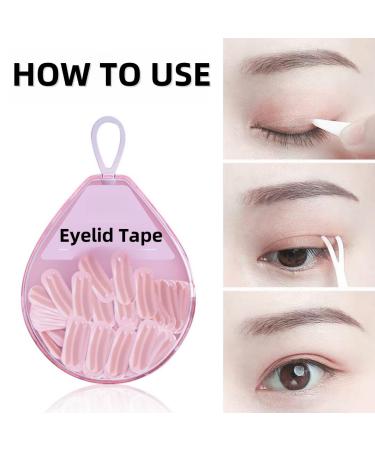 Natural Invisible Double Eyelid Tape - 300 Strips Lace Design Self-Adhesive & Waterproof Perfect for Asian Fit - Buy Online on SooperMarket.com