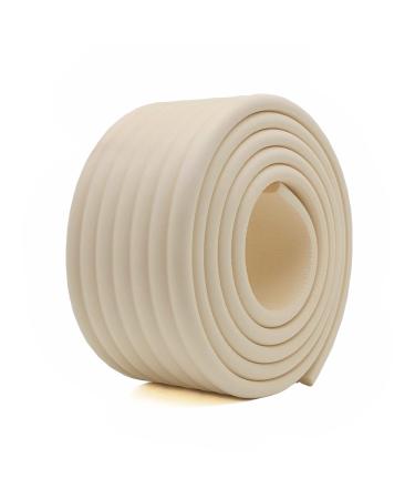 M2cbridge Multifunctional Edge and Corner Guard Coverage Baby Safety Bumper DIY 6.5 Ft (Rice White)