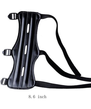 Nachvorn Leather Archery Arm Guard with Three Adjustable Straps - 8.6inch - Buy Online on SooperMarket.com