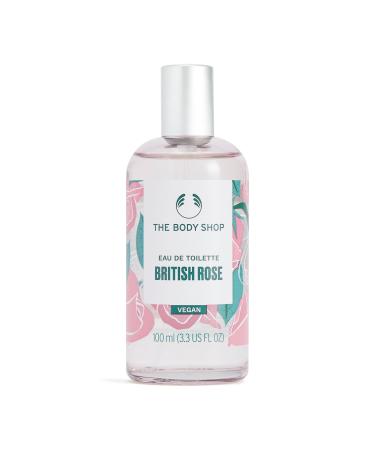 The Body Shop British Rose Eau De Toilette Fresh Dewy Fragrance Vegan 3.3 oz
