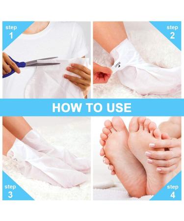Foot Peeling Mask - 5 Pairs | Natural Exfoliator for Baby Soft Feet | Pain-Free Corn Remover for Women & Men (Milk) - Buy Online on SooperMarket.com