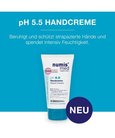 Numis Med pH 5.5 Sensitive Skin Protection Hand Cream - Vegan & Paraben-Free | Pack of 6 (6 x 75 ml) - International Shipping Available - Buy Online on SooperMarket.com