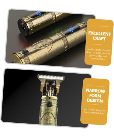 minkissy Beard Trimmer 1 Set Man Household Ma Stainless Steel Mens Trimmer - Buy Online on SooperMarket.com