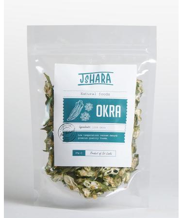 Dried Okra or lady's fingers Premium Quality dehydrated okra 25g healthy herbal tea