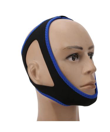 Chin Strap for Snoring Snore Relief & Anti Snore Chin Strap for CPAP Users Adjustable Cpap Chin Strap Snoring Solution Anti Snore Device Breathable Jaw Support Belt (4)