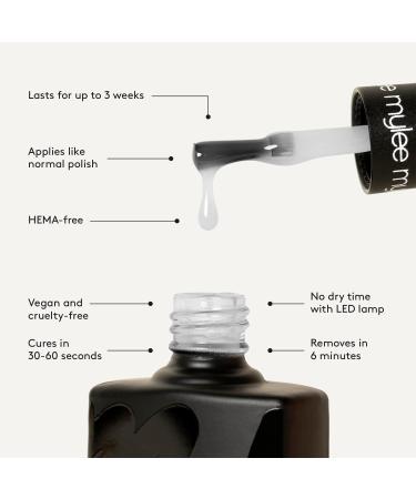 Mylee Gel Nail Polish 10ml - Pastel Chic | MG0041 | UV/LED Soak-Off Manicure Pedicure | Professional Salon & Home Use | Nudes Range - Buy Online on SooperMarket.com