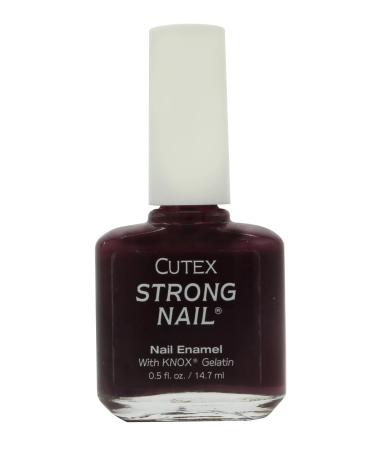 Cutex Strong Nail Eggplant Nail Polish 14.7ml