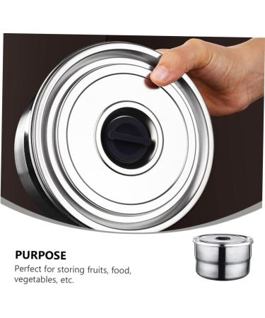 Alipis Box Lunch Box Stainless Steel Airtight Container Canister Storage Container With Cover Storage Jar - Buy Online on SooperMarket.com