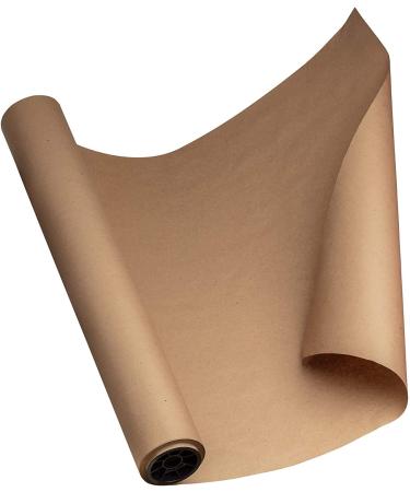 Kraft Paper Roll 30'' x 1800'' (150ft) Brown MEGA Roll - Made in USA 100% Natural Recycled Material - Perfect for Packing Wrapping Butcher Craft Postal Shipping Dunnage and Parcel Brown 30" X 150'