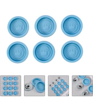 MAGICLULU 12 Pcs Mold Checkers Resin Silicone Baking Silicone Chess Moulds Doll Bath Tub Small Stainless Steel Bowls De para Gelatinas Baking Tool Baking Fondant Silica Gel Manual 3.5X3.5X0.8CMx2pcs Bluex2pcs - Buy Online on SooperMarket.com