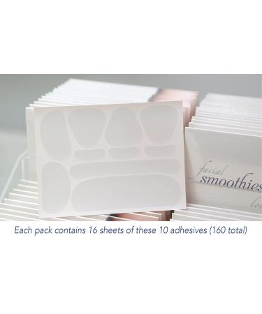 Smoothies Facial VARIETY Wrinkle Remover Strips - 160 Anti Wrinkle Patches in 6 Shapes - Buy Online on SooperMarket.com