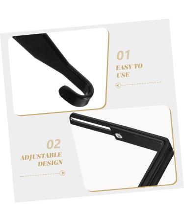 Cabilock 4pcs Metal Cabinet Hooks Peg Hooks Clothes Hangers Cabinet Hanger Hanging Hook Mirror Heavy 8.00X7.00X1.20CM Black - Buy Online on SooperMarket.com