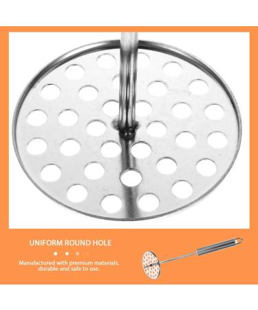 Hemoton Carrot Cookware 2pcs Potato Masher Stainless Steel with Fine Mesh Platter Fruit Cooking Tools for Bead Fruits Yams Baby Food (Silver) Garlic Smasher Press - Buy Online on SooperMarket.com