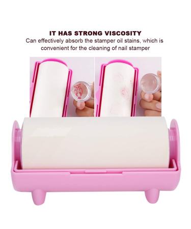 Nail Stamper Oil-Absorbing Paper | Eco-Friendly Light Removal Tool for Manicure | Pink - Perfect for Home & Salon Use - Buy Online on SooperMarket.com