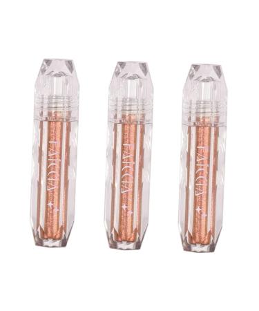 KALLORY Women's 3 Pcs Waterproof Liquid Eyeshadow Eye Shadow Shimmer Liquid Shiny Eyeshadow Supplies Cosmetic Miss As Shownx3pcs 8.4x2.1cmx3pcs