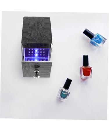 FRCOLOR Nail Polish Storage Nail Art Stand Nail Bit Usb Holder Tool Stand Nail Stuff Organizer Para Guardar Nail Grinding Bits Container Monitor Electric Nail Acrylic 12x8.5cm Black - Buy Online on SooperMarket.com