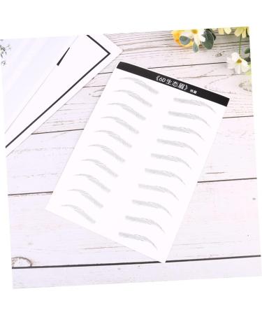 MAGICLULU 6 Sheets Pairs Artificial Eyebrow Patch Eyebrow Sticker Eyebrow Transfer 3d Makeup Tools Disposable - Buy Online on SooperMarket.com