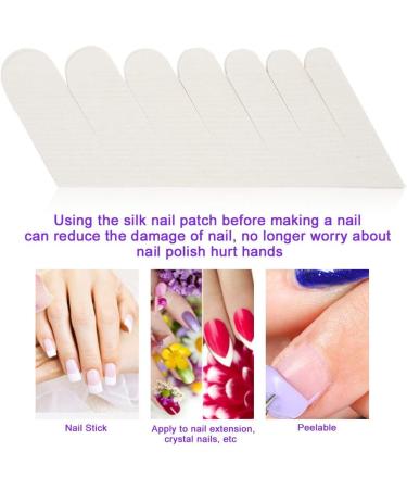 Nail Repair Silk - Adhesive Silk Nail Protector Stickers Nail Wrap Reinforce UV Gel Nail Tool - Buy Online on SooperMarket.com