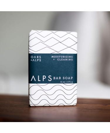 Oars + Alps Bar Soap Hydrating Natural Skin Care with Shea Butter and Jojoba Oil, Vegan, Gluten Free - 6 oz - Buy Online on SooperMarket.com