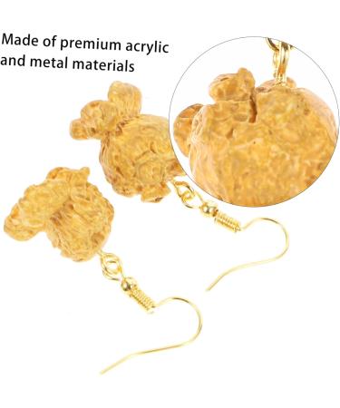 CALLARON 3pcs Girl Ear Hook Personality 5X1cmx3pcs Yellowx3pcs - Buy Online on SooperMarket.com