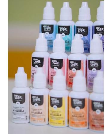 Azucren Oil Based Food Gel Colouring Purple Ideal for Chocolate Buttercream and Cream 30 G - Buy Online on SooperMarket.com