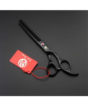 Purple Dragon 7.0 Fellscher for Dogs - Professional Curved Scissors Set with Effilier for Pet Grooming - High-Quality 440C Stainless Steel from Japan - Buy Online on SooperMarket.com