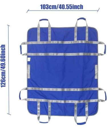 Positioning Pad Draw Sheet Patient With Reinforced Handles Transfer Sheet for Body Lifting Turning Repositioning for Elderly Caregiver Adult Lift Sheet - Buy Online on SooperMarket.com