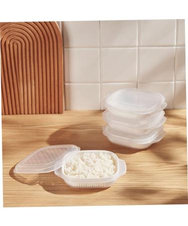 HOLIDYOYO Insulated Hot Lunch Box 2pcs Box Kitchen Rice Lunch Box Micro-Wave Oven Steamer Crisper Tray - Buy Online on SooperMarket.com