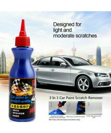 Scratch Repair Wax for Car Professional Car Paint Scratch Repair Agent Car Wax Scratch Remover Car Scratch Repair Wax with Wipe & Spong (3PCS) - Buy Online on SooperMarket.com