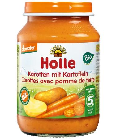 Holle Organic Carrots with Potatoes (6 x 190 gr) 190 g (pack of 6)