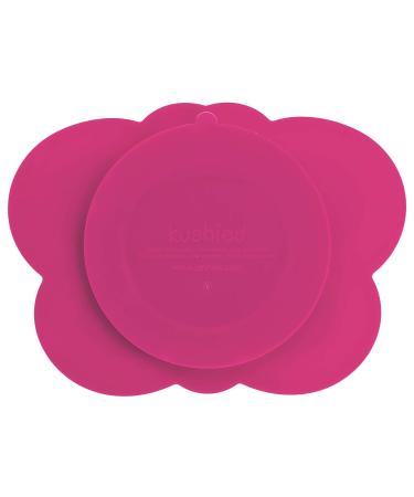 Kushies Siliplate Silicone Suction Plate for Toddlers - Pink Butterfly (Candy) | BPA, PVC & Phthalate Free | Non-Slip Feeding Dish | Dishwasher, Microwave & Oven Safe - Buy Online on SooperMarket.com