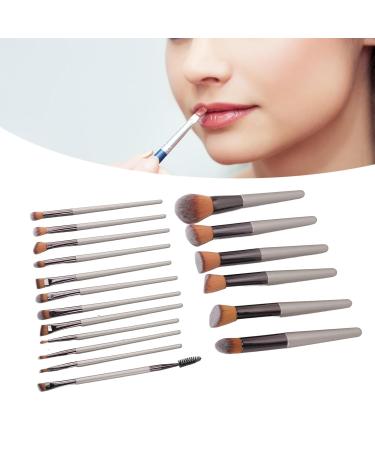 18 Pieces Makeup Brush Set - Essential Beginner Cosmetic Tools for Eyeshadow Blush & Eyelashes | International Shipping - Buy Online on SooperMarket.com