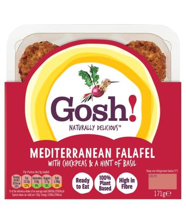 gosh! Mediterranean Falafel with Chickpeas & a Hint of Basil 171g large