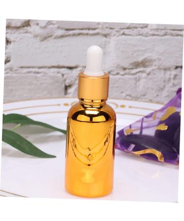 Gogogmee 1pc Essential Oil Dropper Bottle Perfume Drop Bottle Refillable Bottle Medical Dropper Bottle Essential Oil Perfume Refillable Drop Bottle Essential Oil Bottle Lab Pipette Bottle 9.4x2.8cm Golden - Buy Online on SooperMarket.com