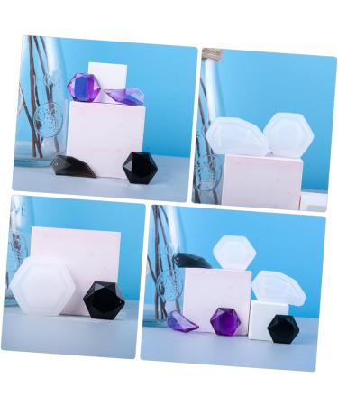 STOBOK 12 Pcs Pendant Mold Silicone Molds Keychain Pendant Epoxy Mold Jewel Silicone Mold Accessories Gem Whitex3pcs 5.5X3CMx3pcs - Buy Online on SooperMarket.com